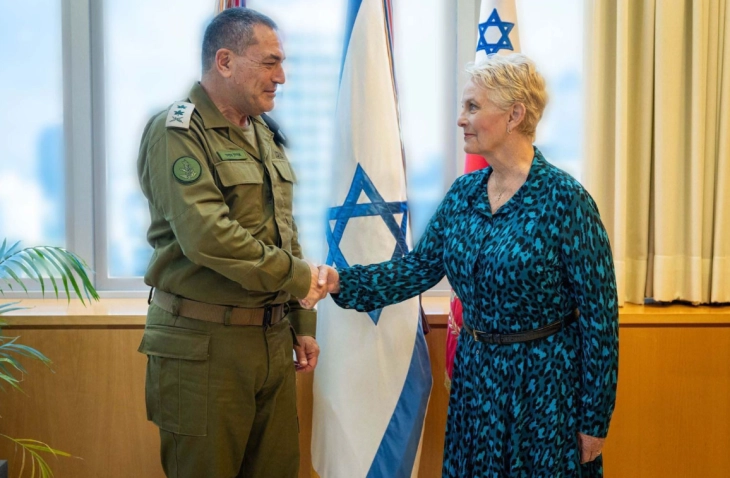 Началникот на ИДФ се сретна со шефицата на Светската програма за храна поради ситуацијата со помош во Газа