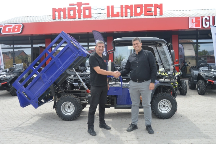 Донација на специјално возило работно АТВ за Општина Илинден