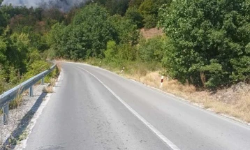 Подметнат пожар на локалитетот Мушов Гроб 