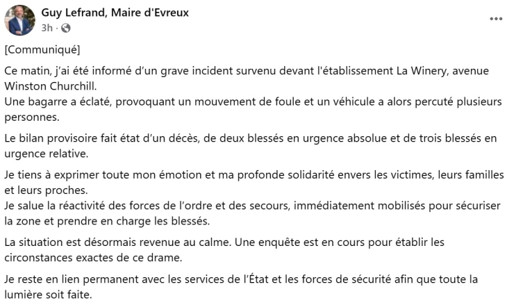 Најмалку едно лице загина во напад со автомобил во Франција