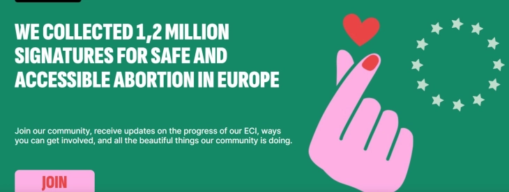 До ЕК доставена граѓанска иницијатива „Мојот глас, мојот избор: За безбеден и достапен абортус“ 