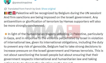 Belgjika paralajmëroi njohjen e shtetit palestinez dhe sanksione kundër Izraelit