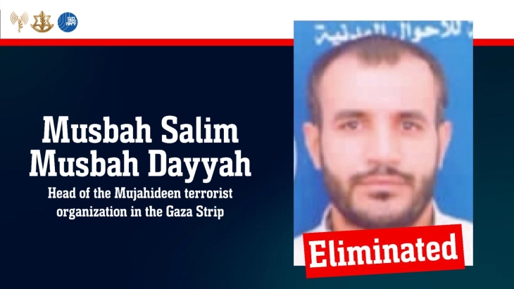 IDF: Është vrarë udhëheqësi i Brigadave Muxhahedine në Gazë