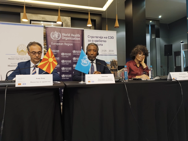 WHO 2026 – 2030 North Macedonia cooperation strategy promoted