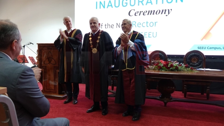 Prof. dr. Sadudin Ibraimi inaugurohet për rektor të UEJL-së