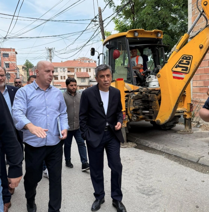 Меџити: Целосна реконструкција на улицата „Ахмет Хајдари“ во Гази Баба, ќе се олесни протокот и безбедноста на граѓаните