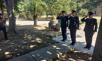 Во велешката касарна за првпат свечено одбележан патронатот  Алексо Демниевски Бауман