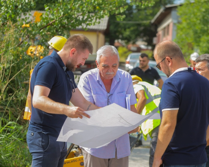 Општина Аеродром: Во тек целосна реконструкција на водоводна мрежа во Горно Лисиче