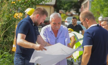 Општина Аеродром: Во тек целосна реконструкција на водоводна мрежа во Горно Лисиче