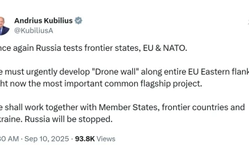 Кубилиус повика на изградба на „ѕид против дронови“ во источниот дел на ЕУ