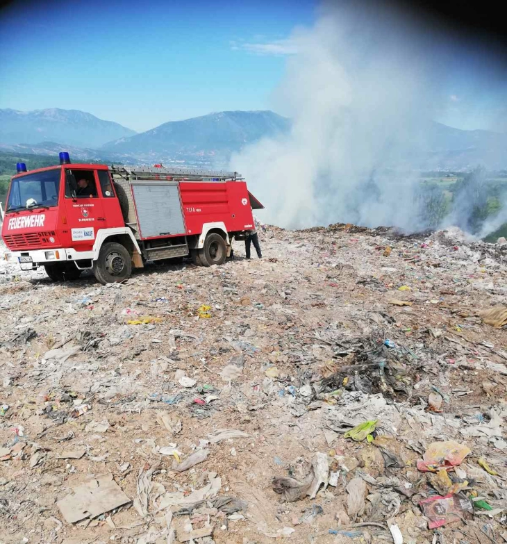 Arson suspected in Drisla landfill fire spewing toxic fumes into Skopje air