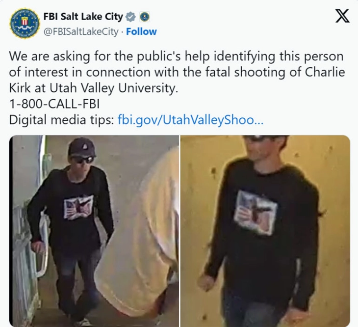 FBI publikoi foton e të dyshuarit për vrasjen e Kirkut