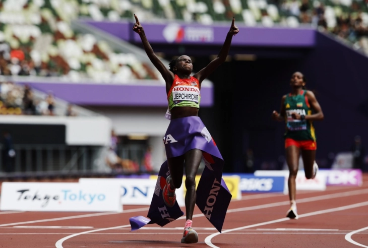 Kenya's Jepchirchir wins marathon gold at world championships