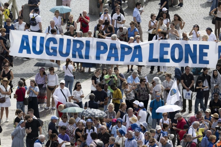 Pope Leo XIV thanks God, parents and faithful on his 70th birthday