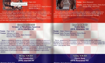 Cinematheque holds Croatian Film Days