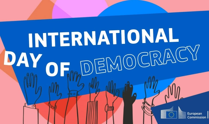 ЕУ по повод Меѓународниот ден на демократијата: Демократијата е основа на мирот, слободата и просперитетот 