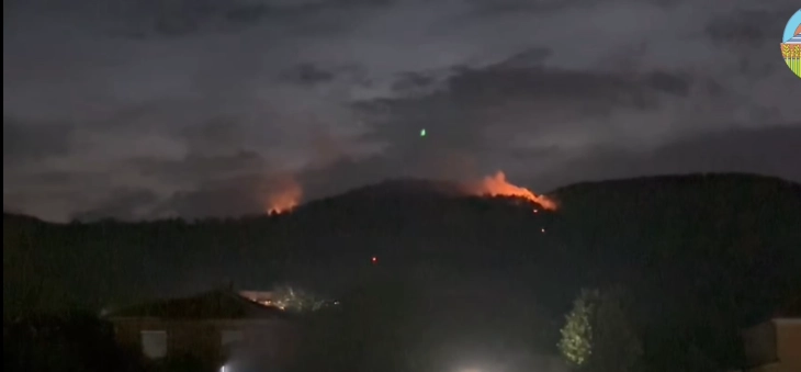 Повторно е активиран пожарот во Никуштак, екипите на терен