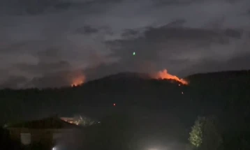 Повторно е активиран пожарот во Никуштак, екипите на терен