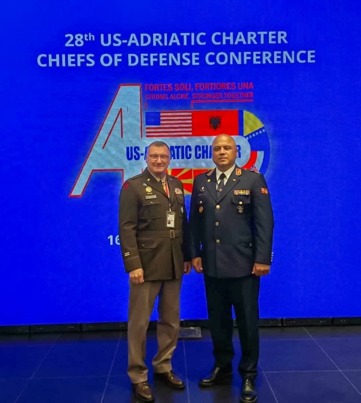 Lafchiski attends 28th US-Adriatic Charter Chiefs of Defence Conference