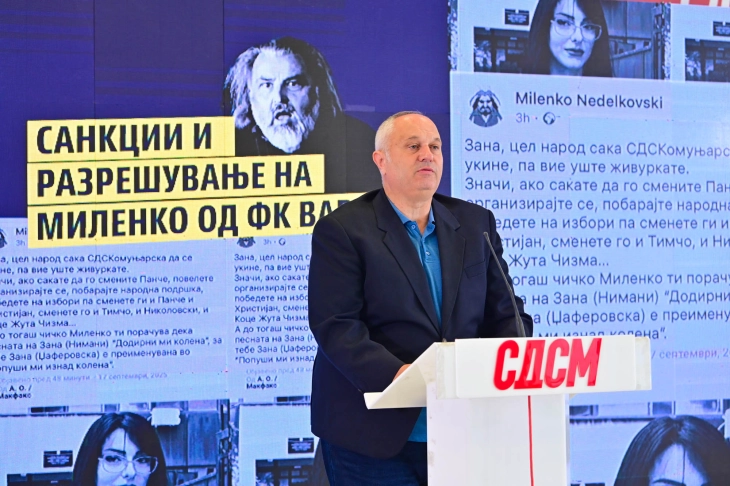 СДСМ: За навредите на Миленко кон жените бараме разрешување од ФК Вардар и реакција од ФФМ и клубовите