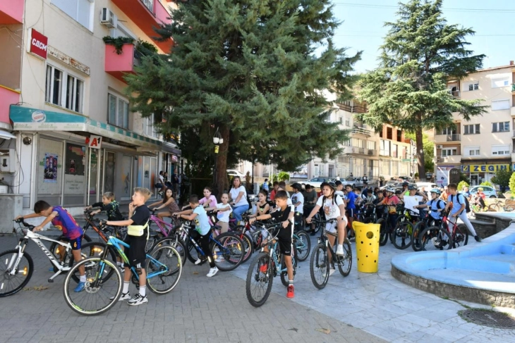 Во Радовиш се одржа велосипедско дефиле по повод „Европската недела на мобилност“