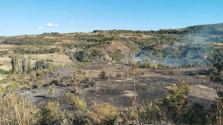 Ангелов: Целосна контрола на пожарот над Батинци, имаме индиции дека е намерно подметнат