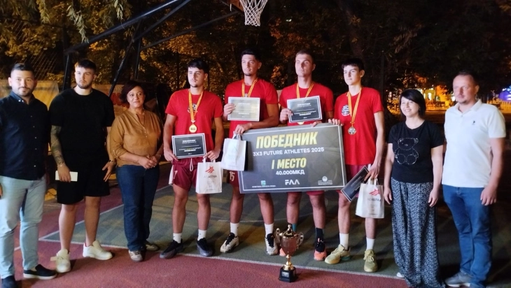 Црн Дрим победник на хуманитарниот турнир во баскет 3×3 во Кисела Вода