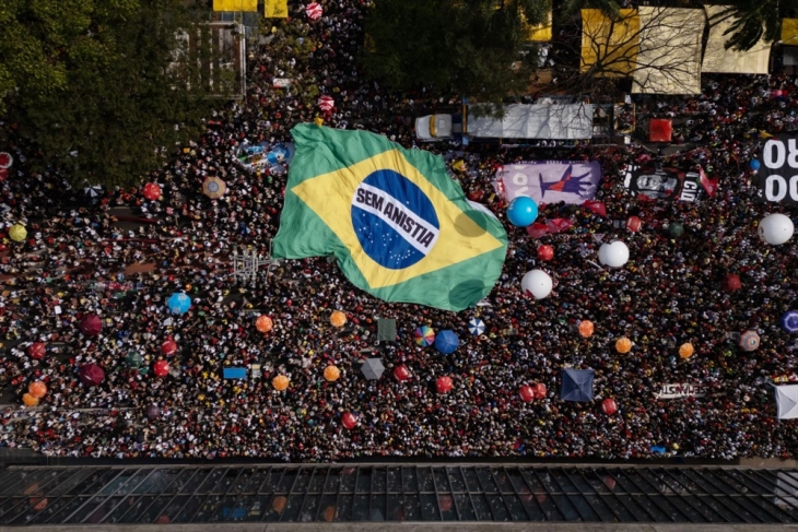 Tens of thousands protest amnesty bill that could benefit Bolsonaro