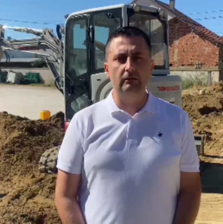 Привршува изградбата на канализацијата во село Пиперево, Општина Василево