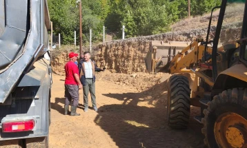 Во тек градежни активности на Церски пат, Моштица и Саса