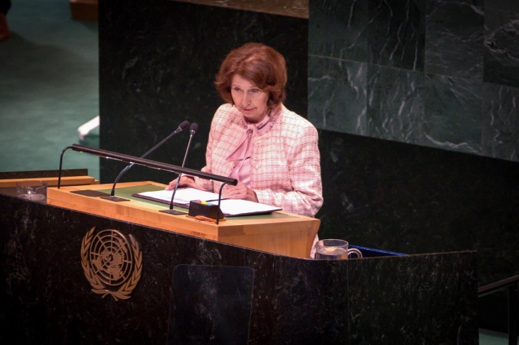 Siljanovska-Davkova: If we are serious about peace, then the time has come to entrust the helm of the UN to a woman