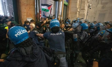 Në protestën për Gazën në Milano lëndohen 60 policë