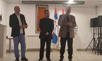 Во македонскиот КИЦ во Белград отворена изложбата „Пресек за скулптурата над“ на Славчо Спировски