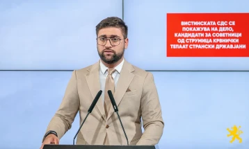 Манасиевски: Вистинската СДС се покажува на дело, кандидати за советници од Струмица крвнички тепаат странски државјани