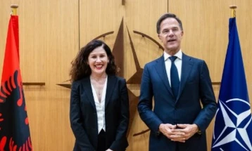 Drejtoresha e Shërbimit Informativ të Shtetit, Hyseni në takim me sekretarin e përgjithshëm të NATO-s, Rute në Bruksel