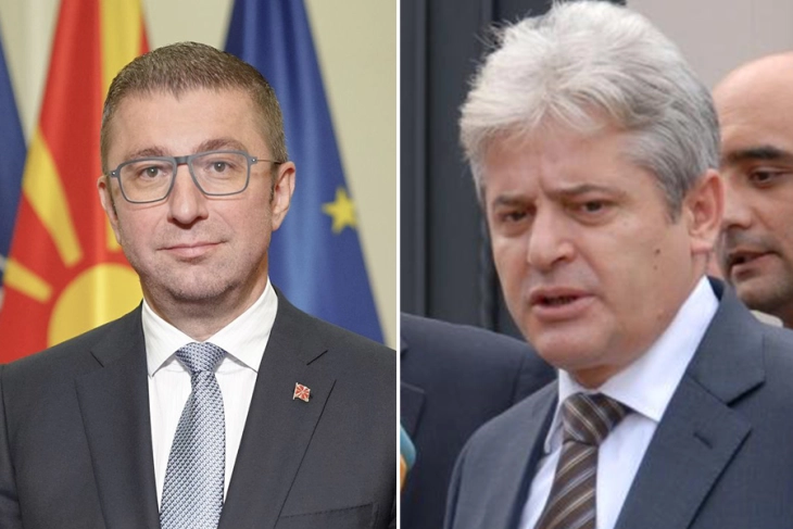 Мицкоски за изјавата на Ахмети: Да не дозволиме политичари што припаѓаат на минатото да привлекуваат внимание