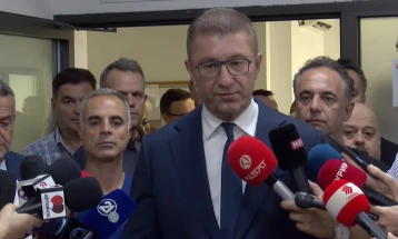 Mickoski: Not even considering constitutional changes without guarantees, only accept Macedonian red lines