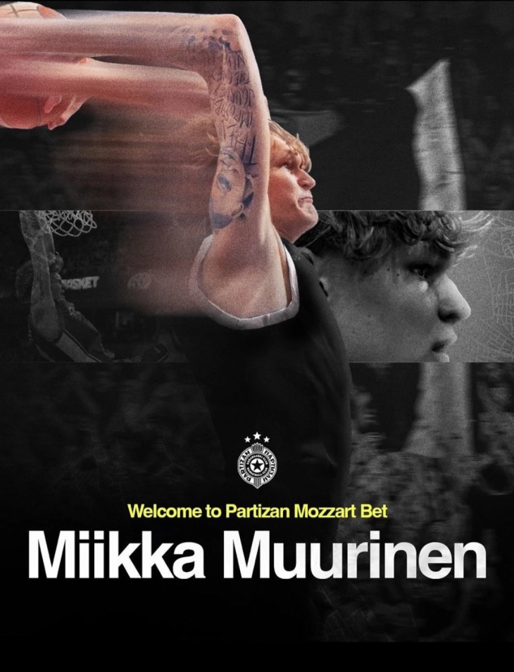 Муринен потпиша за КК Партизан