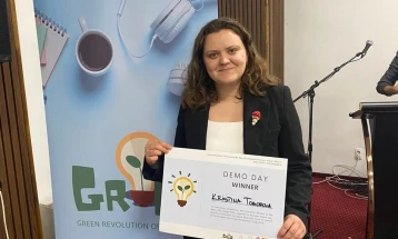 Прва награда за „Ековита“ - Неготино за зелена бизнис - идеја