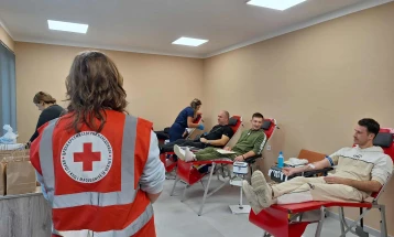 Крводарителска акција во Куманово, собрани 22 крвни единици