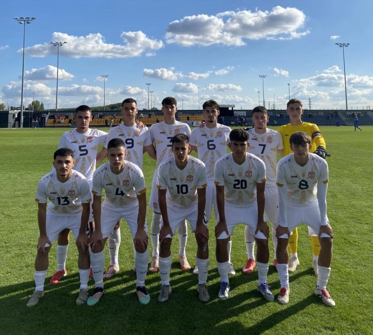 Реми на нашата репрезентација до 18 години во дуелот со Словачка