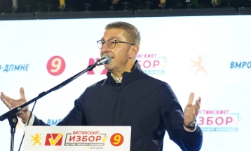 Mickoski: Coalition SDSM-DUI-Levica on one side, VMRO-DPMNE on the other