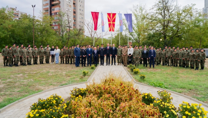 Мисајловски и Хелез на првиот академски час на Воената академија: Академијата е симбол на знаење и лидерство, со високо реноме и квалитетна настава