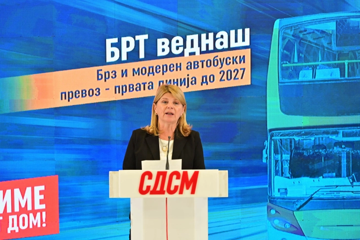 Rapid bus transport, well-maintained Vardar quay and solution for landfills are some of Shukova's key projects for Skopje