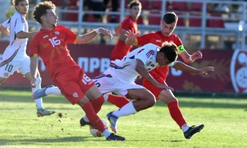 У18: Минимален пораз на македонските фудбалери од Словачка