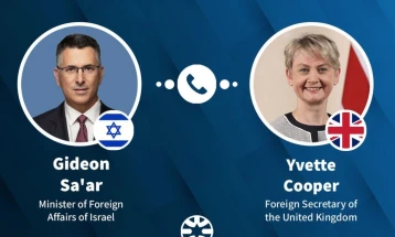 Британската МНР го уверила Сар дека означувањето на војната во Газа како „геноцид“ не ја отсликува политиката на Владата