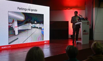 Valbon Limani prezanton “Urën e Harmonisë” mbi lumin Vardar