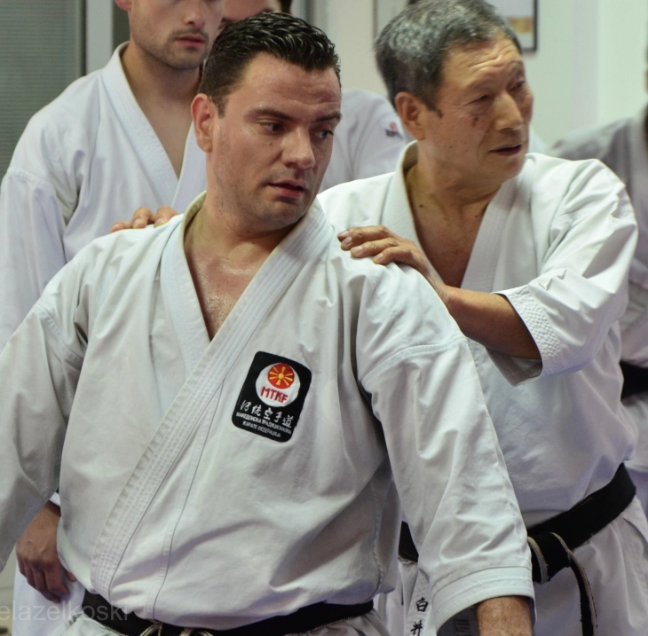 Венцислав и Дејан Недев на меморијалниот карате семинар “Хироши Шираи” во Милано