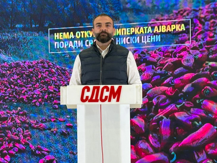 СДСМ: Застана откупот на пиперката ајварка поради срамно ниски цени, дебакл на ВМРО-ДПМНЕ