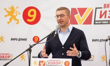 Мицкоски: СДСМ имаа седум години можност да мислат за нашиот заеднички дом, а наместо тоа мислеа на сопствениот џеб